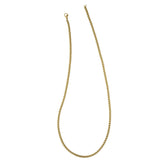 22 Stainless Steel Gold IP Plated 3mm Rounded Box Chain